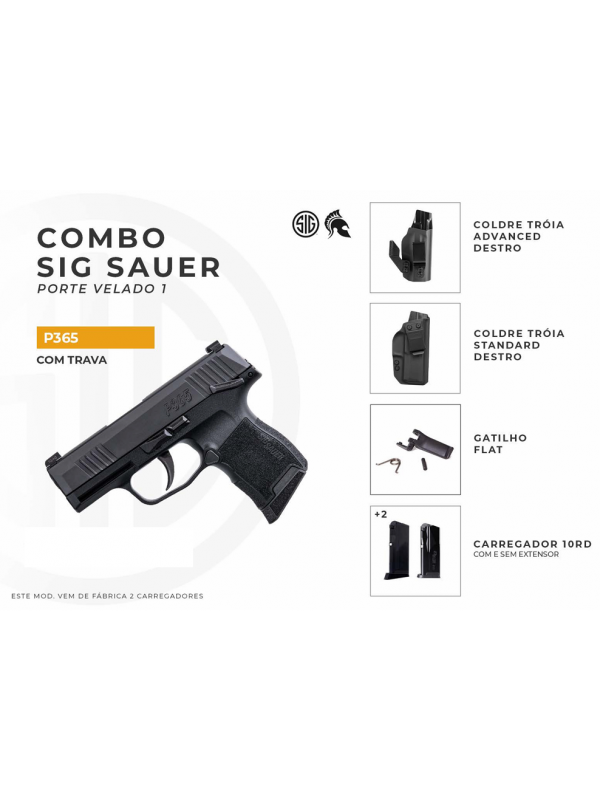PISTOLA SIG SAUER P365 SUBCOMPACT 9mm