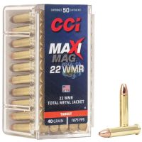 MUNIÇÃO CCI MAXI MAG .22 MAG TMJ 40GR 50un