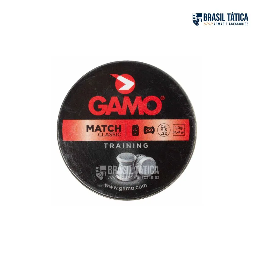 CHUMBINHO GAMO MATCH 5.5MM 250un
