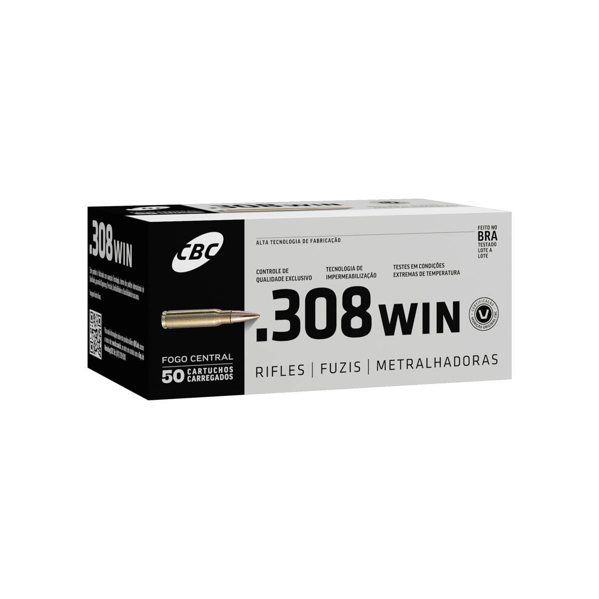 MUNIÇÃO .308 WIN EXPT 180GR