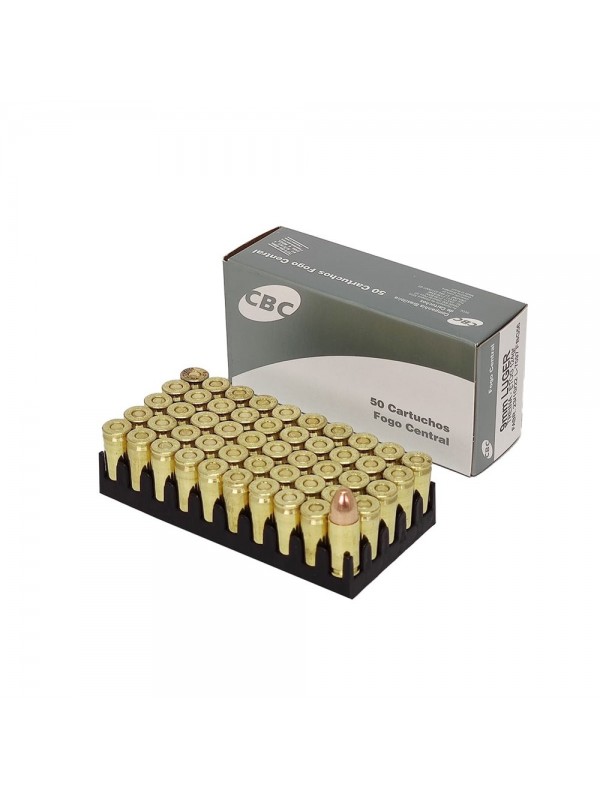 MUNIÇÃO CBC 9MM ETOG 124GR TREINA 50un