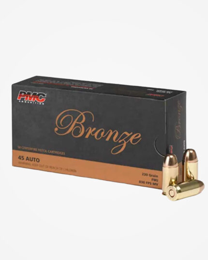 MUNIÇÃO PMC .45 ACP 230GR FMJ 50un