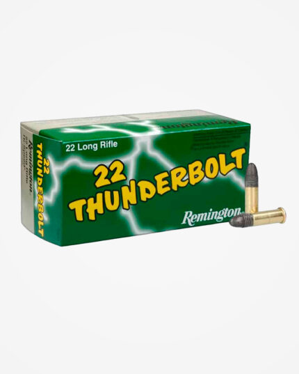 MUNIÇÃO REMINGTON THUNDERBOLT HV .22 LR 40GR 50un