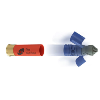 MUNIÇÃO CBC 12 GA 12/70 BALOTE KNOCK DOWN SABOT 10un