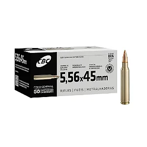 MUNIÇÃO CBC 5.56x45 M193 55GR 50un