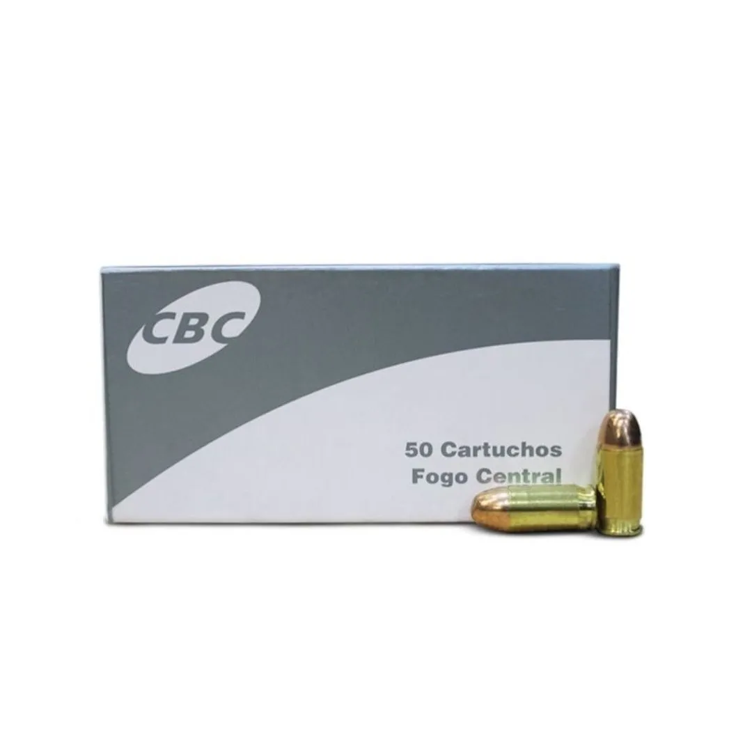 MUNIÇÃO CBC 9mm LUGER ETOG 50un