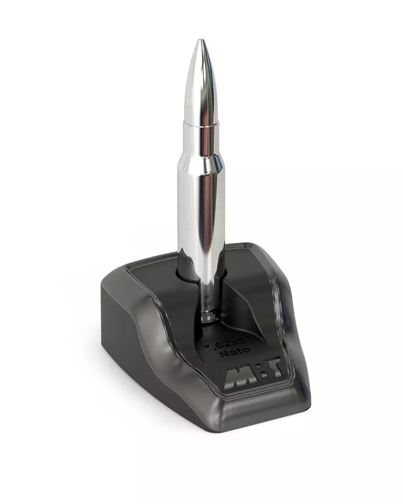 EXPOSITOR AMMO STAND SINGLE .762 MUNIÇÃO MANEJO ALUMÍNIO