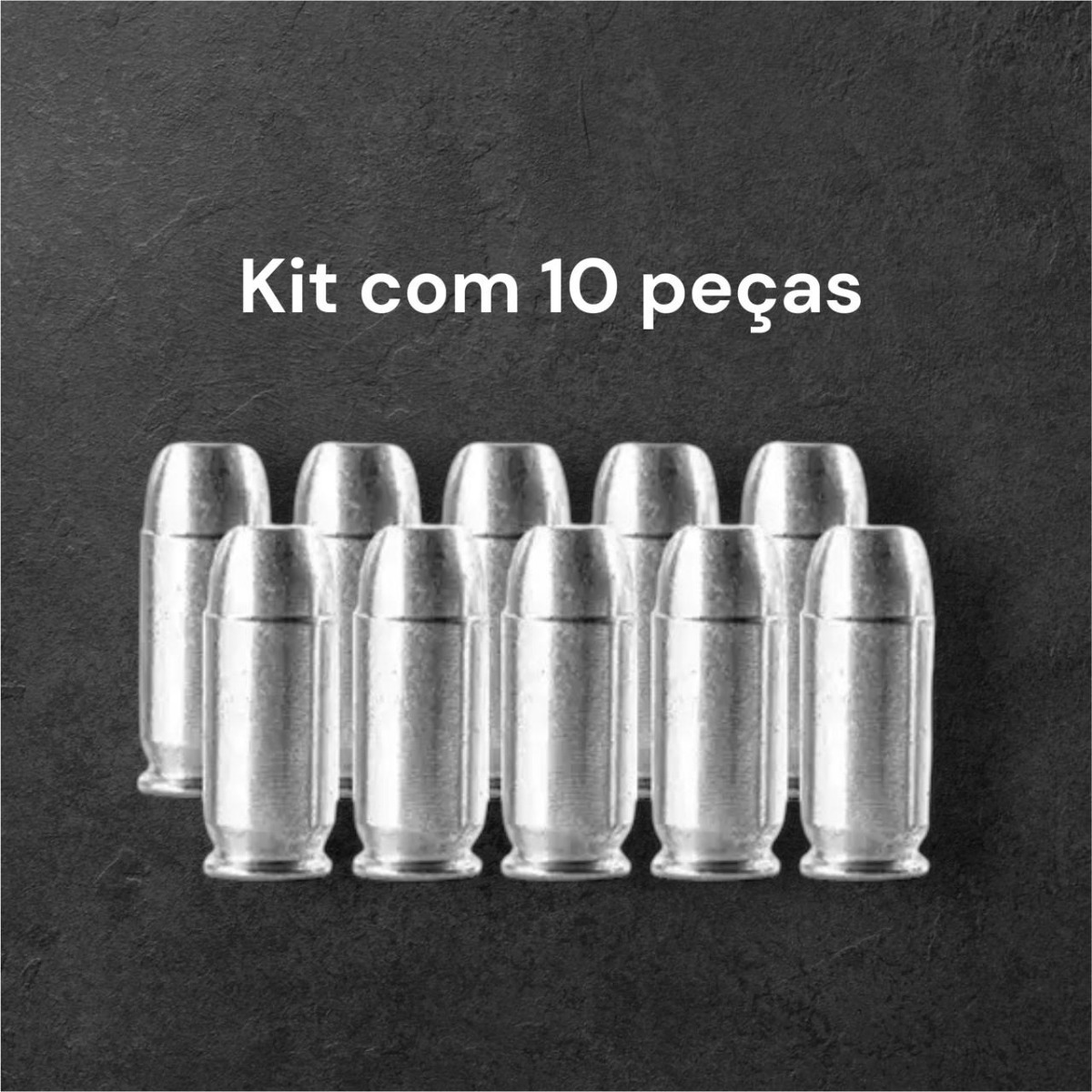 MUNIÇÃO MANEJO INERTE CAL. 40SW SNAP CAPS MBT ALUMÍNIO 10un