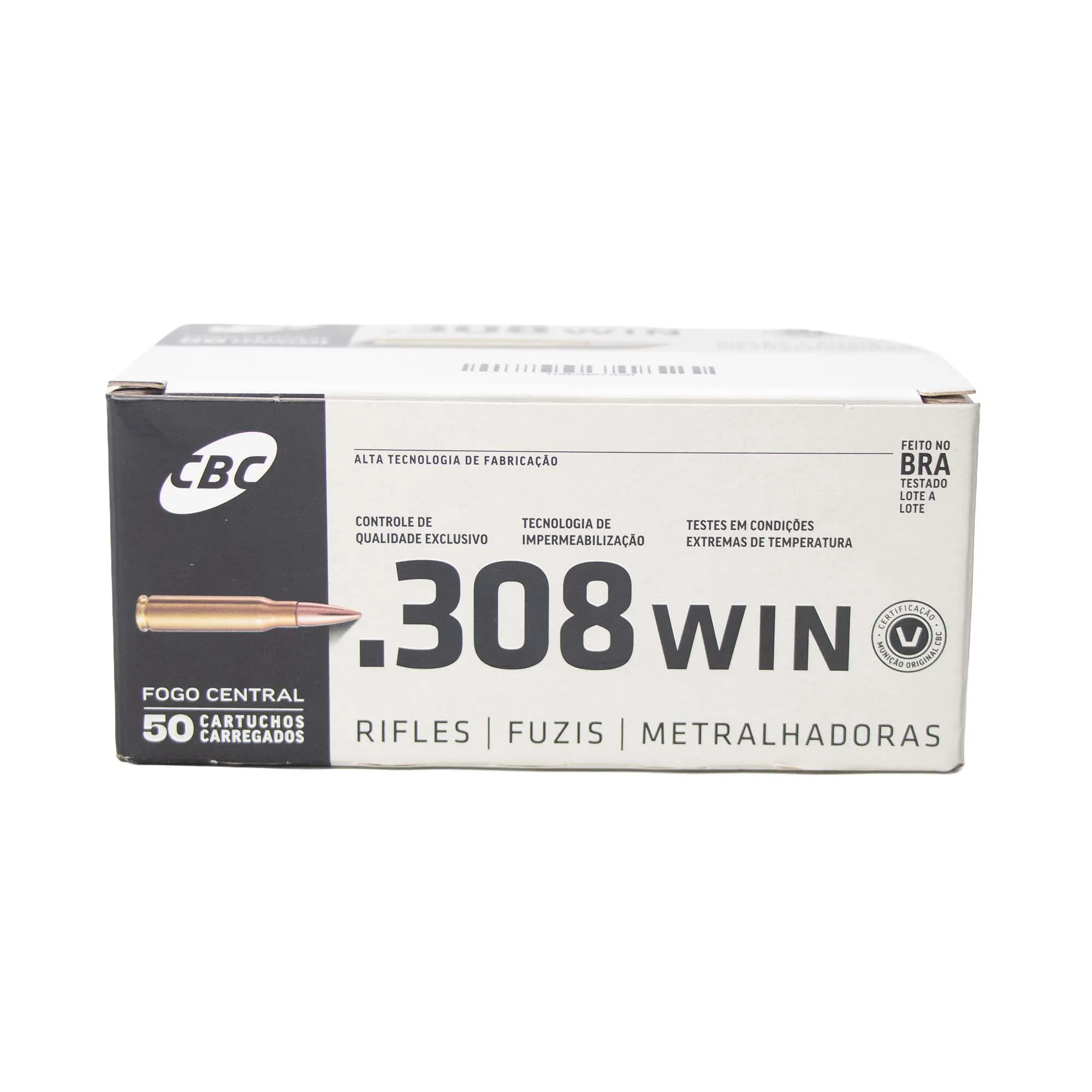 MUNIÇÃO CBC .308 WIN EXPT 150GR 50un