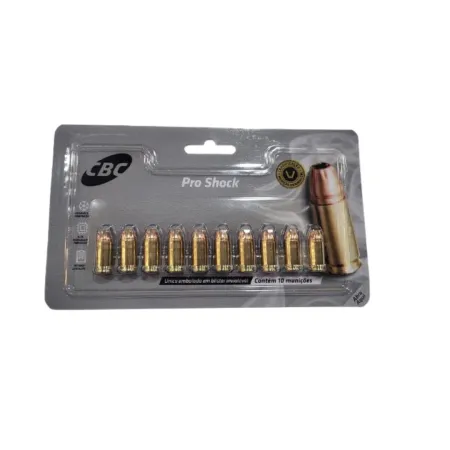 MUNIÇÃO CBC .380 EXPO +P PRO SHOCK 95GR 10un