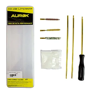KIT DE LIMPEZA PARA ARMA LONGA 20 POL. CAL. 4.5MM