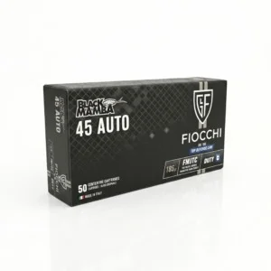 MUNIÇÃO FIOCCHI .45 AUTO DUTY BLACK MAMBA 185GR