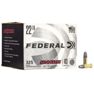 MUNIÇÃO FEDERAL CHAMPION TRAINING .22 LR 40GR 50un