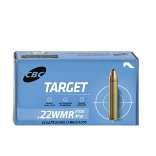 MUNIÇÃO CBC .22WMR ETOG 40GR 50un