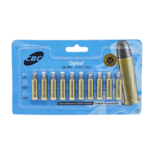 MUNIÇÃO CBC .38 SPL CHOG 158GR 10un