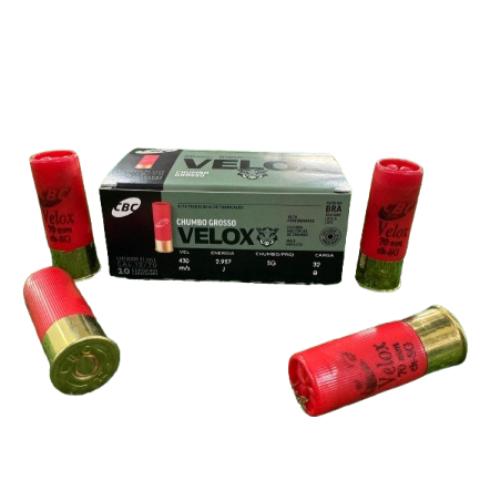 MUNIÇÃO CBC 12 VELOX SG 25un