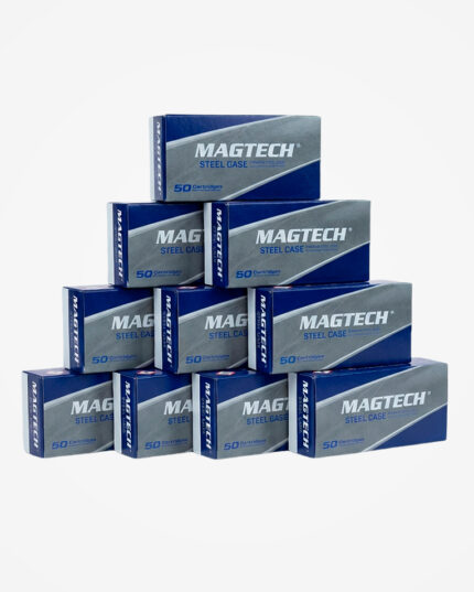 MUNIÇÃO MAGTECH STEEL 9mm FMJ 124GR 500un