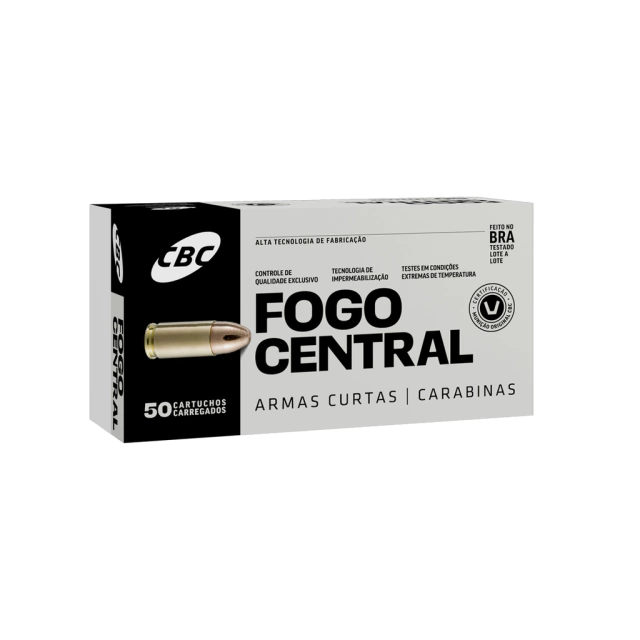 MUNIÇÃO CBC 9MM ETOG 124GR 50un