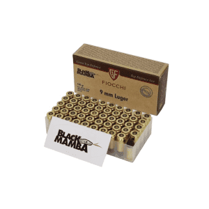 MUNIÇÃO FIOCCHI 9MM BLACK MAMBA 100GR FMJTC 50un