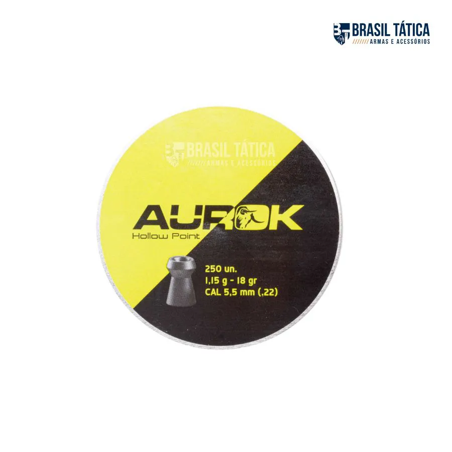 CHUMBINHO AUROK HOLLOW POINT 5.5MM 250un