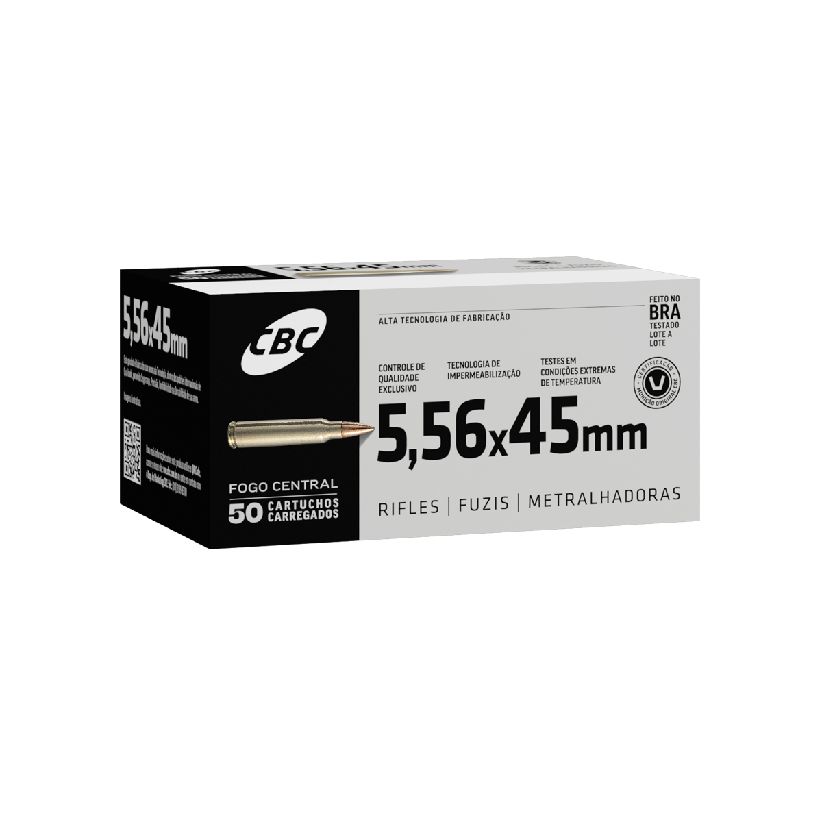 MUNIÇÃO 5.56x45MM COMUM SS109