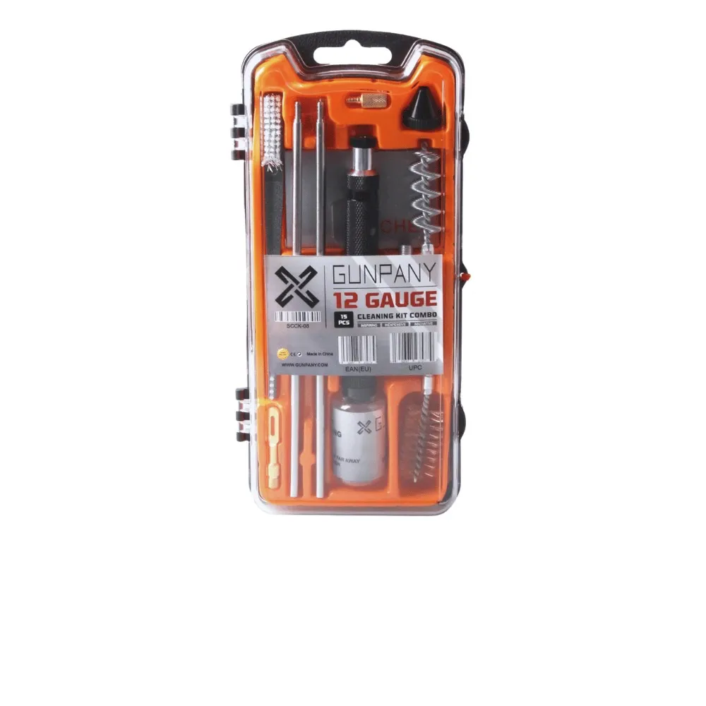KIT DE LIMPEZA PARA ARMAS 12GA VECTOR OPTICS 15 PEÇAS