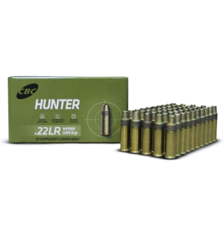 MUNIÇÃO CBC .22LR CHPO 33GR HUNTER HYPER
