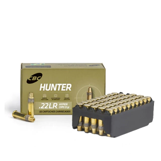 MUNIÇÃO CBC .22LR CHPO 40GR HUNTER SUBSONICO 50un
