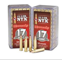 MUNIÇÃO HORNADY 17 HMR NTX 15,5GR VARMINT EXPRESS