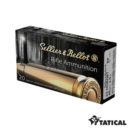 MUNIÇÃO SELLIER & BELLOT .22 HORNET SP 45GR 20un