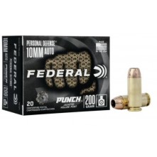 MUNIÇÃO FEDERAL 10MM AUTO 200GR PUNCH JHP 20un