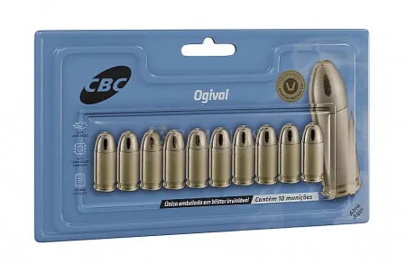 MUNIÇÃO CBC .380 ETOG 95GR 10un