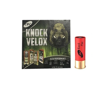 CARTUCHO CBC KNOCK PLUS SG 25un