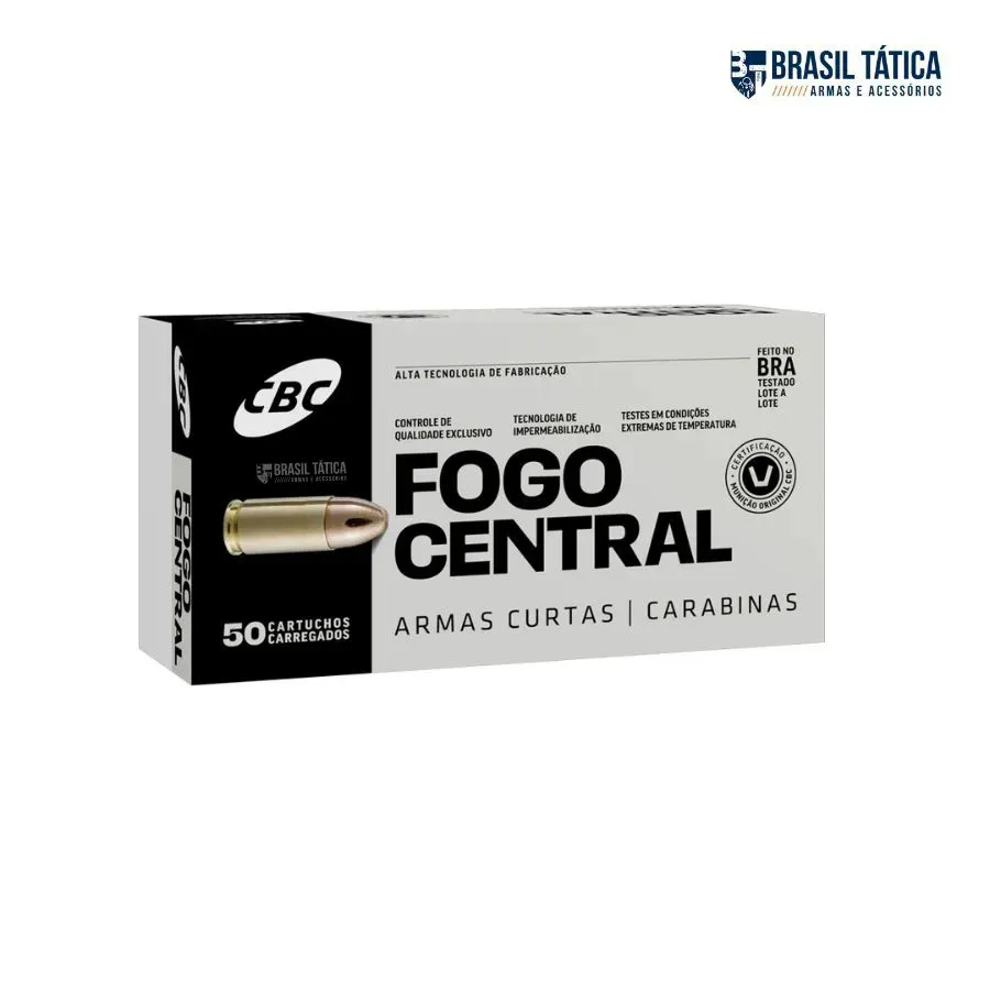 MUNIÇÃO CBC 9MM ETOG 124GR 50un