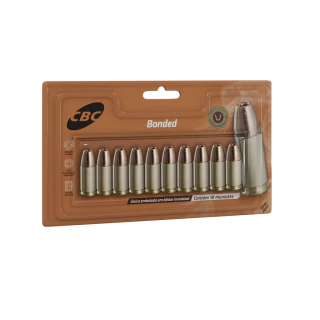 MUNIÇÃO CBC .38 TPC EXPO 124GR BONDED 10un