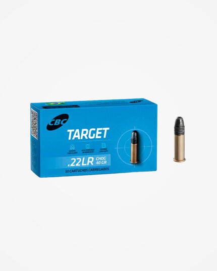 MUNIÇÃO CBC .22 LR TARGET CHOG 40GR 50un