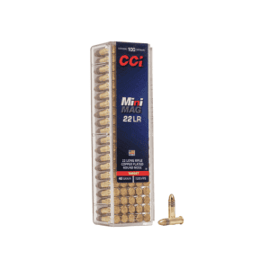 MUNIÇÃO CCI MINI MAG .22LR 100un