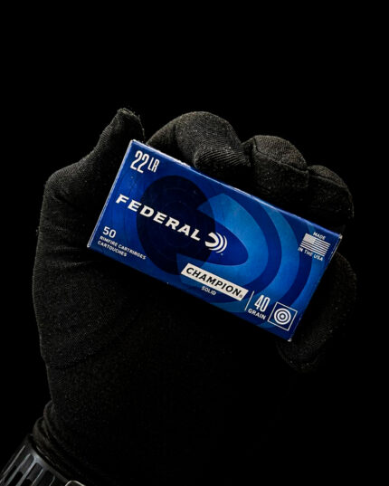 MUNIÇÃO FEDERAL CHAMPION .22 LR 40GR SOLID 1240
