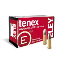 MUNIÇÃO ELEY .22LR TENEX PISTOL SLOW 40GR 50un