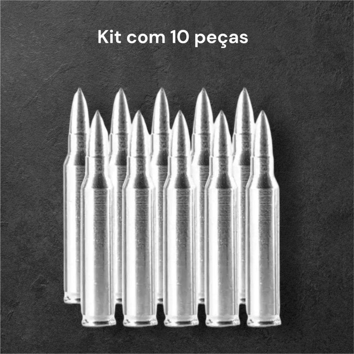MUNIÇÃO MANEJO INERTE 5.56X45MM .223 SNAP CAPS MBT ALUMÍNIO 10un