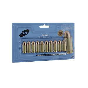 MUNIÇÃO CBC .45 ETOG 230GR 10un