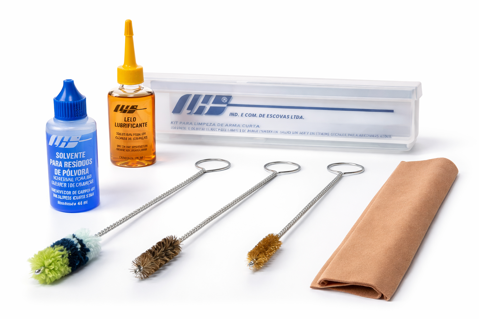 KIT LIMPEZA LH PARA ARMA CURTA .45 AUTO