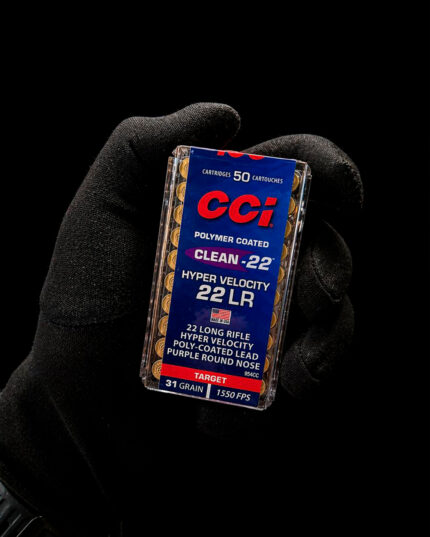 MUNIÇÃO CCI CLEAN-22 HYPER VELOCITY .22 LR 31GR