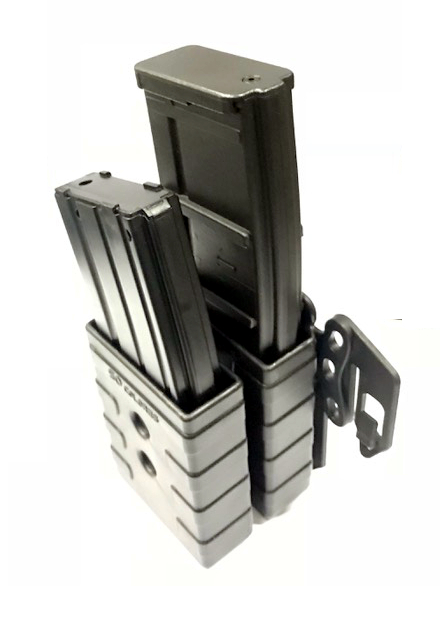 PORTA CARREGADOR DUPLO ROTATIVO SÓCOLDRES PARA CARREGADOR FUZIL 5,56