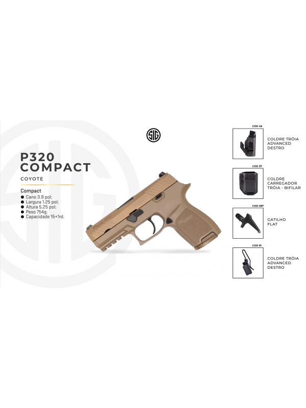 PISTOLA SIG SAUER P320 COMPACT 9mm