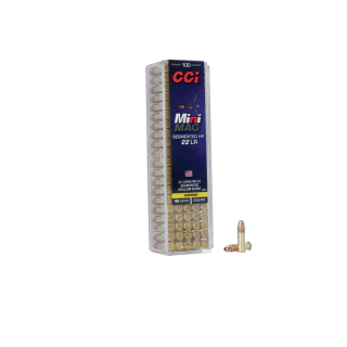 MUNIÇÃO CCI .22 LR MINI MAG SEGMENTED HP 40GR 100un