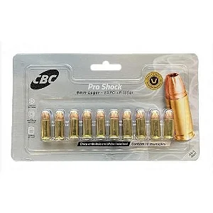 MUNIÇÃO CBC .380 EXPO+P PRO SHOCK 95GR 10un