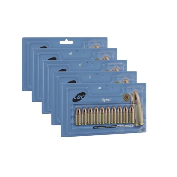 MUNIÇÃO CBC 9MM ETOG 124GR 50un