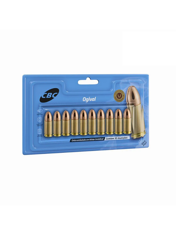 MUNIÇÃO CBC 9MM ETOG 124GR