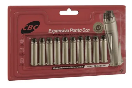 MUNIÇÃO CBC .357 MAGNUM EXPO 158GR